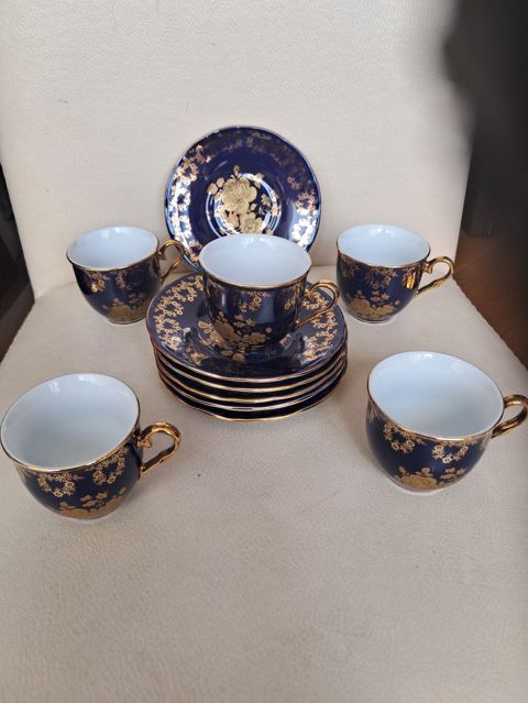 Çay dəsti, rəng - Mavi, Farfor — Bakı