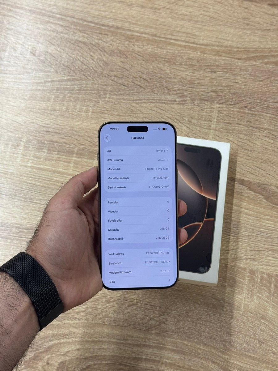 Apple iPhone 16 Pro Max Desert Titanium 256GB/8GB — Smartfonlar, Bakı (7)