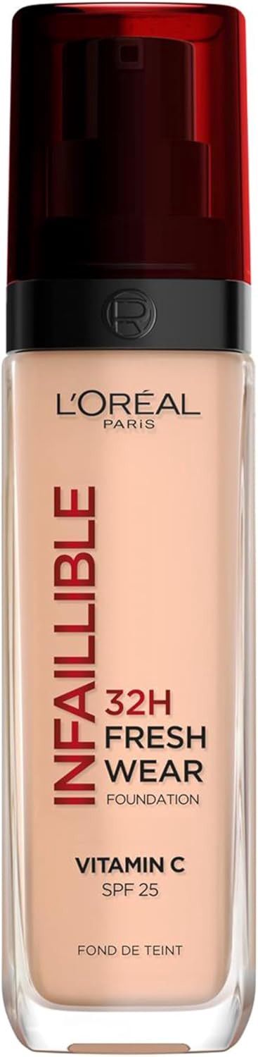 Tonlaşdırıcı krem L'Oreal Paris Infaillible 32H Fresh Wear SPF25 145 Rose Beige, 30 ml — Bakı