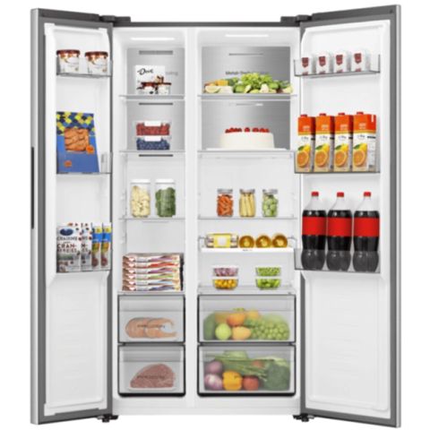 Hisense RS3P558NEF1 Side-by-Side soyuducu - Ümumi faydalı həcm: 531 — Bakı