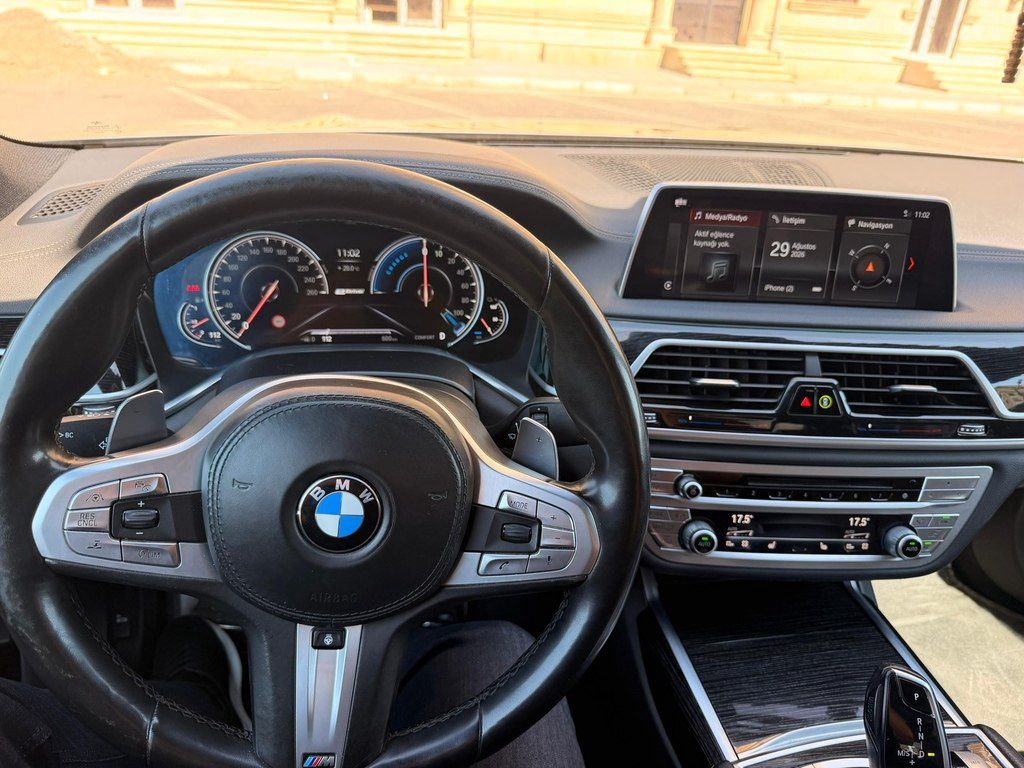 BMW 740, 2.0 L, 9.2 kWh, 2018 il, 108 000 km 99-VM-014 — Avtomobillər, Bakı (12)