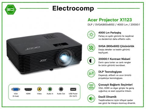 Acer Projector X1123 — Bakı