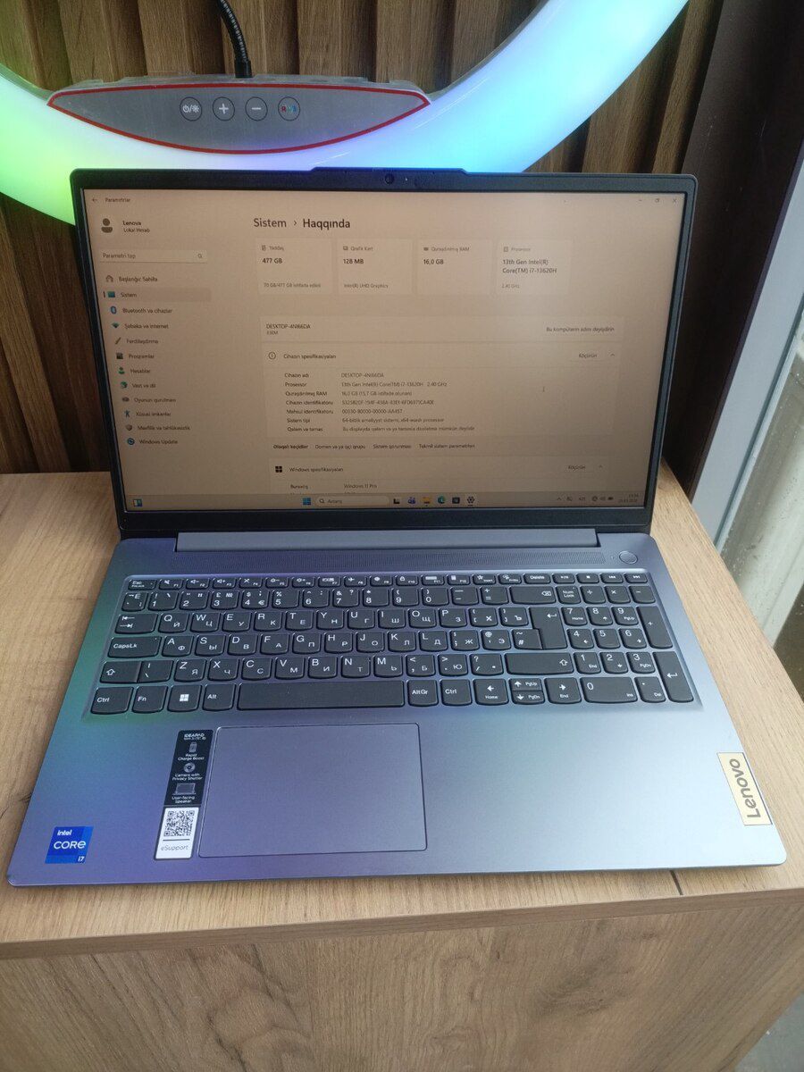 Lenovo Desktop i7-13620H — Noutbuklar, Bakı (6)