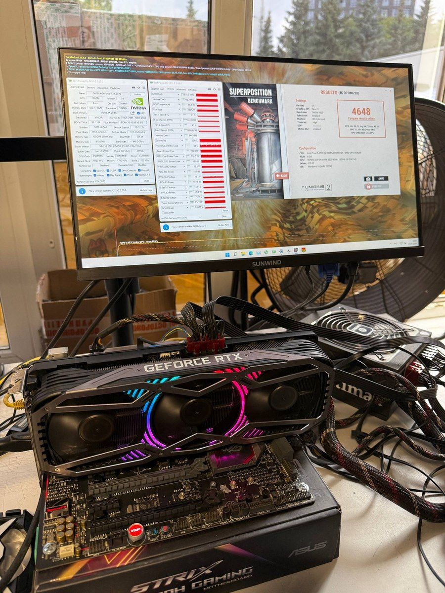Gainward GeForce RTX 3070 Phoenix 8GB RFB — Kompüterlər və noutbuklar, Bakı (6)