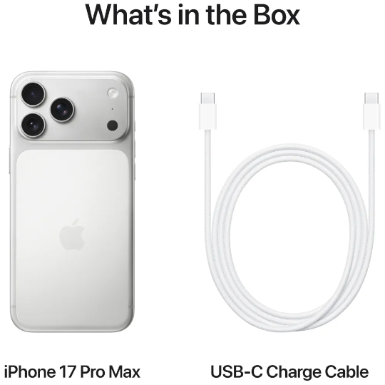 Mobil Telefon Iphone 17 Pro Max 256GB Silver Only Esim — Smartfonlar, Bakı (7)