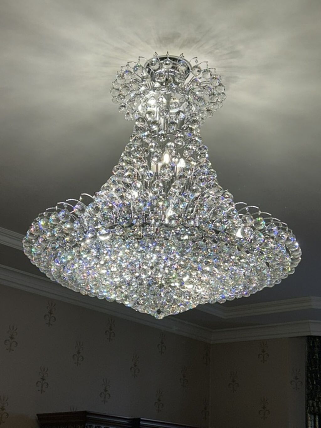 Çılçıraq, 10 və daha çox lampa, Xrustal — Tavan is?qlar? v? cilc?raqlar, Bakı (2)