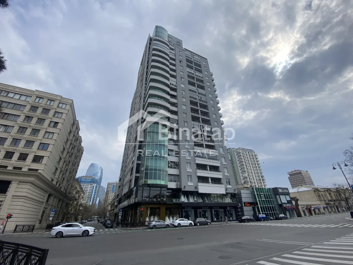 Satılır 3 otaqlı yeni tikili 190 m², Cəfər Cabbarlı metrosu, Nəsimi rayonu — Bakı