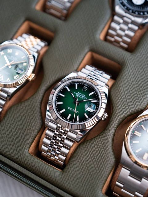 Yeni, Qol saatı, Rolex, rəng - Yaşıl — Bakı
