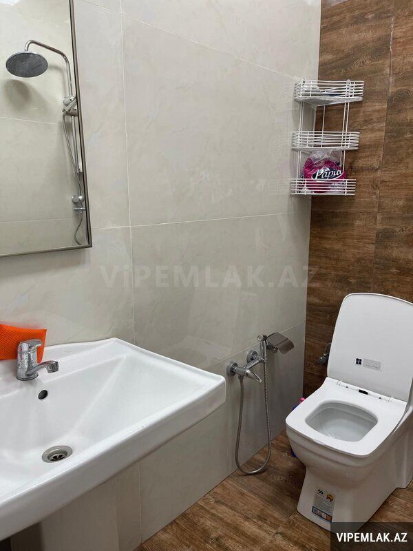 Nərimanov rayonunda 2 otaqlı Yeni tikili Kirayə verilir, 80 m² — Mənzil, Bakı (3)