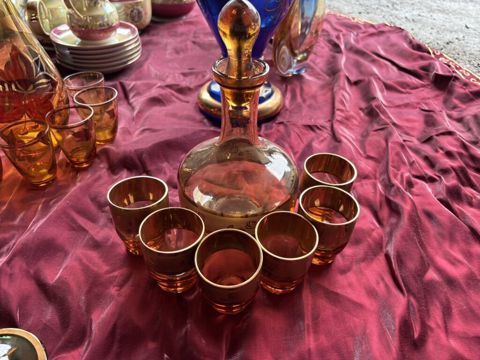 Rəng - Qızılı, Şüşə, 7 — 120 ₼ · Digah · Süfrə qabı Rəng - Qızılı, Şüşə, 7 — Digah