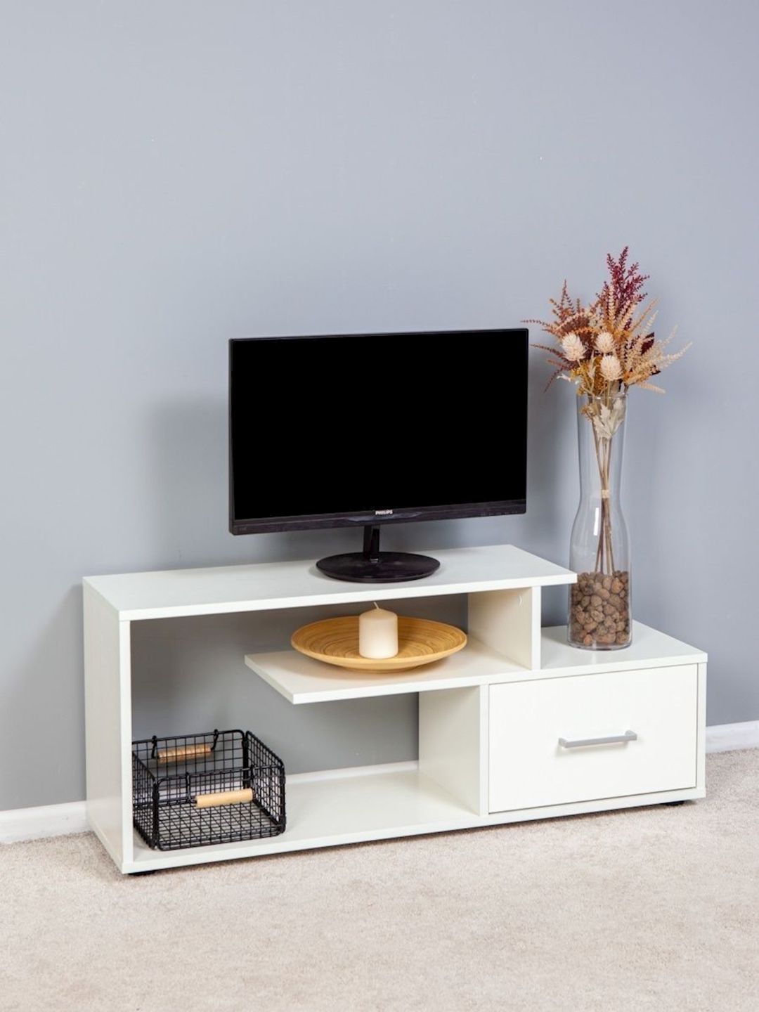 TV üçün tumba Ldsp, ağ, 44x28x104 sm — Mallar, Bakı