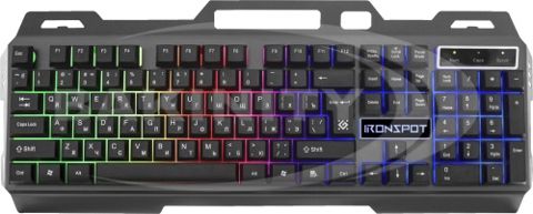Klaviatura Defender IronSpot GK-320L — 20.2 ₼ · Bakı · Kompüterlər və noutbuklar Klaviatura Defender IronSpot GK-320L — Bakı