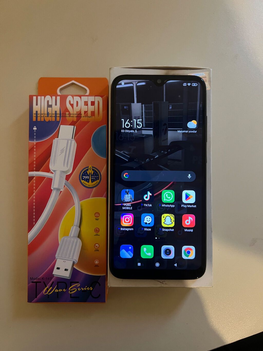 Redmi Note 7, 64 GB, rəng - Qara, Sensor — Xiaomi, Bakı