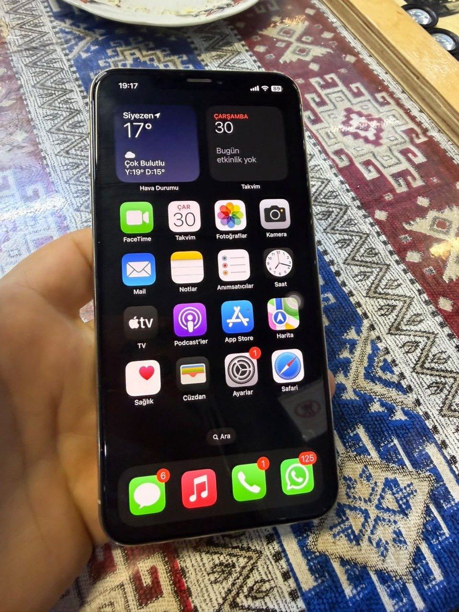 Apple iPhone XS Max Silver 256GB/4GB — Smartfonlar, Bakı