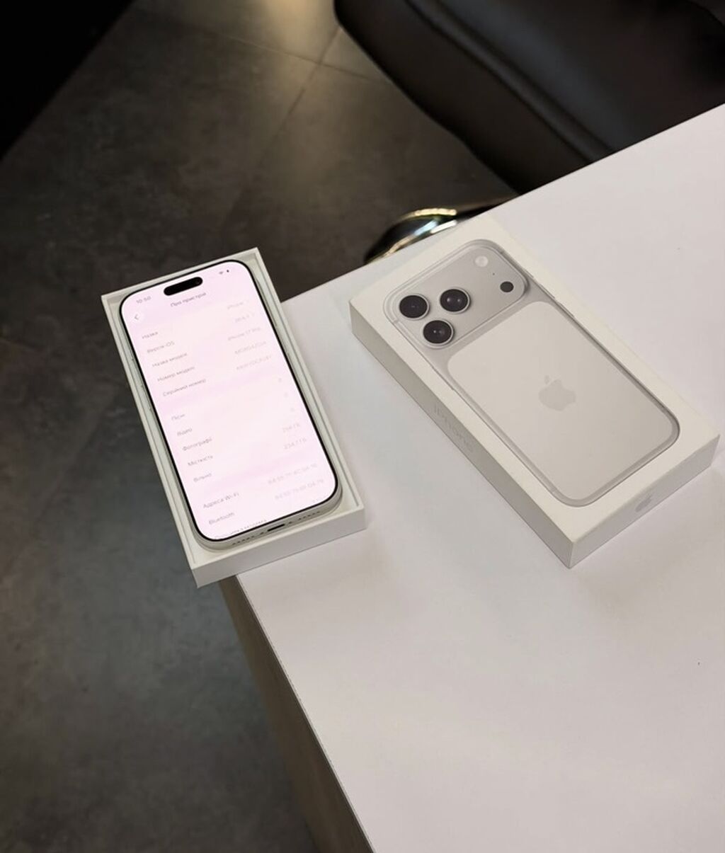 IPhone 17 Pro, 256 GB, Ağ, Face ID — Apple iPhone, Xırdalan (4)