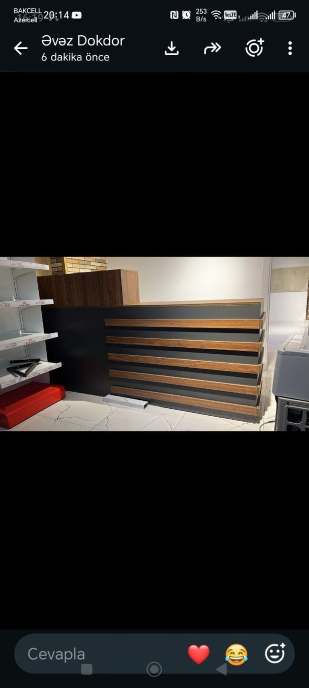 Resepşın satilir 350 azn. 28 may. 0820. Nigar 1 — Mebel, Bakı