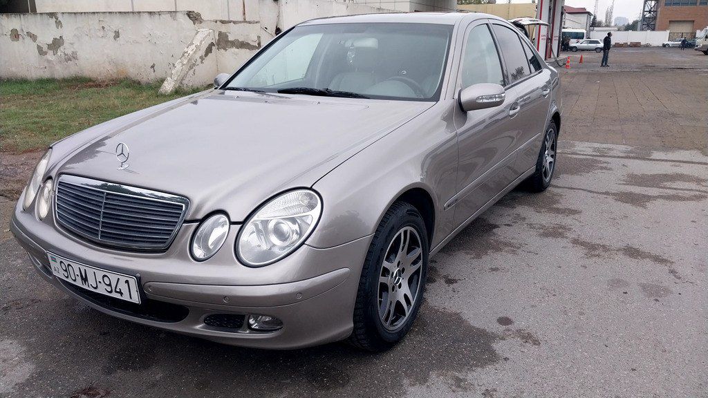Mercedes E 200, 1.8 L, 2003 il, 309 442 km 77-SJ-028 — Avtomobillər, Sumqayıt (8)