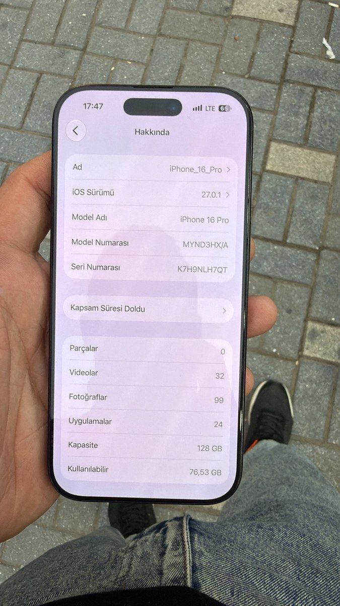 Apple iPhone 16 Pro Black Titanium 128GB/8GB — Smartfonlar, Sumqayıt (3)