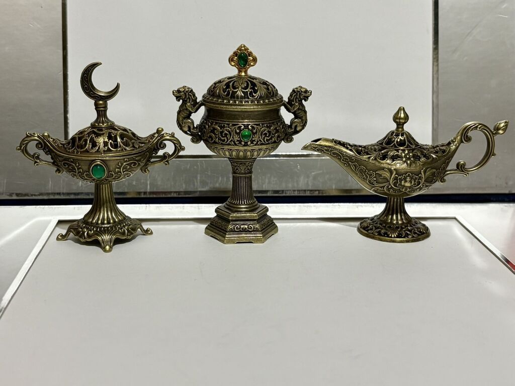 Fiqur, Metal, rəng - Qızılı — Heykəlciklər və fiqurlar, Masazır (5)