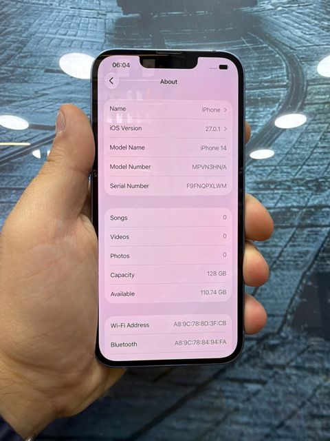 Apple iPhone 14 Blue 128GB/6GB — Bakı