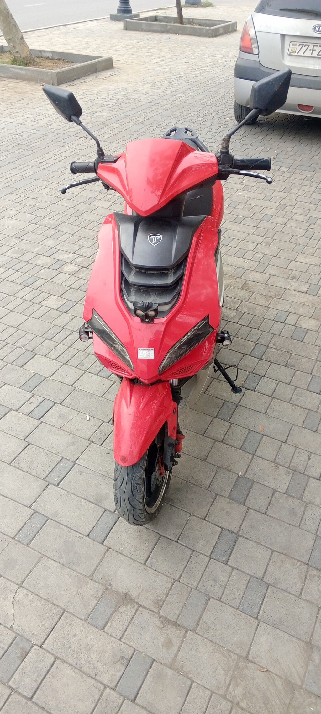 Tufan mopet aftamat karopka hecne prablemi yoxtu xoda surdu nowka 77-OL-198 — Motosikletlər, Gəncə (4)