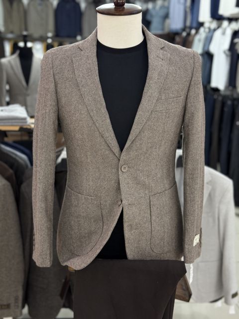 Kişi pencəyi No brand, Qəhvəyi, Yun, 50 ölçü — Bakı