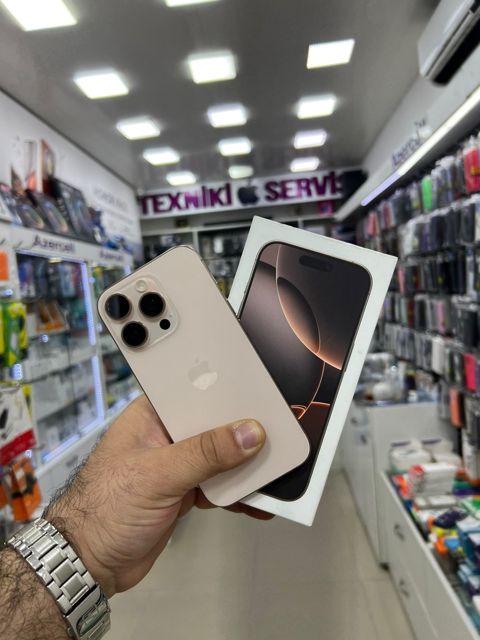 Apple iPhone 16 Pro Desert Titanium 256GB/8GB — Bakı