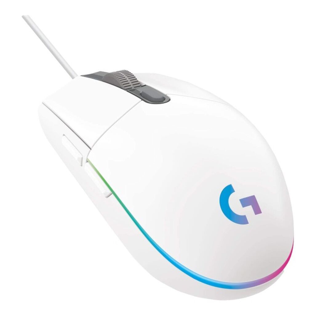 Logitech G203 Lıghtsync 910-005797 White (Emea) – simli gaming siçanı — Klaviaturalar və siçanlar, Bakı