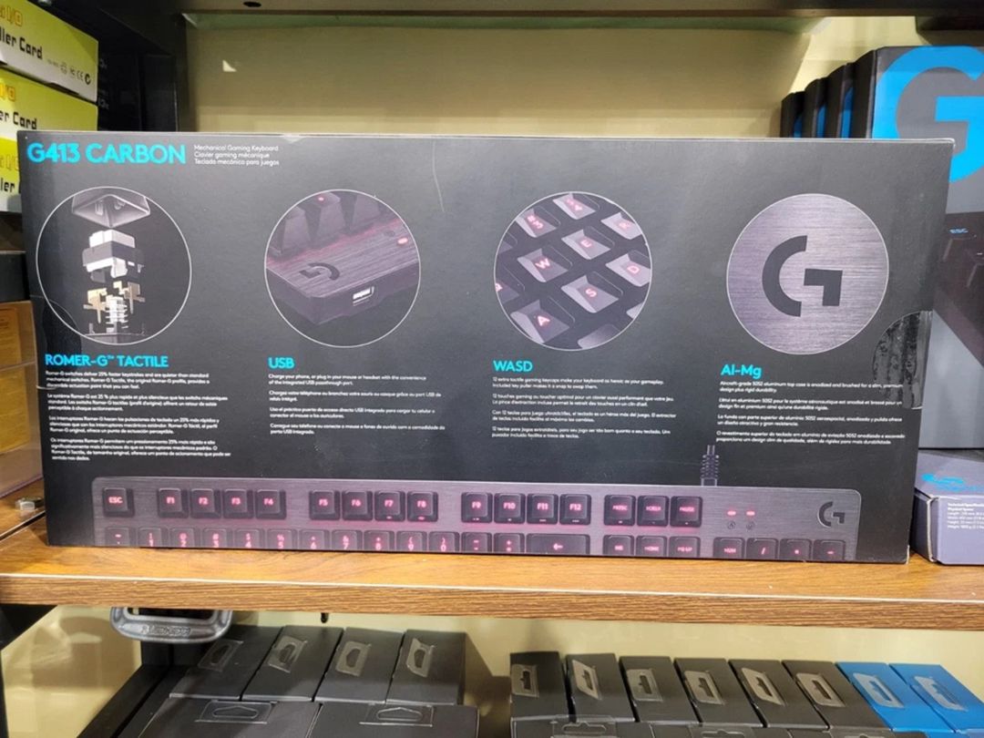 Mexaniki klaviatura Logitech G413 Carbon — Periferik cihazlar, Bakı (2)
