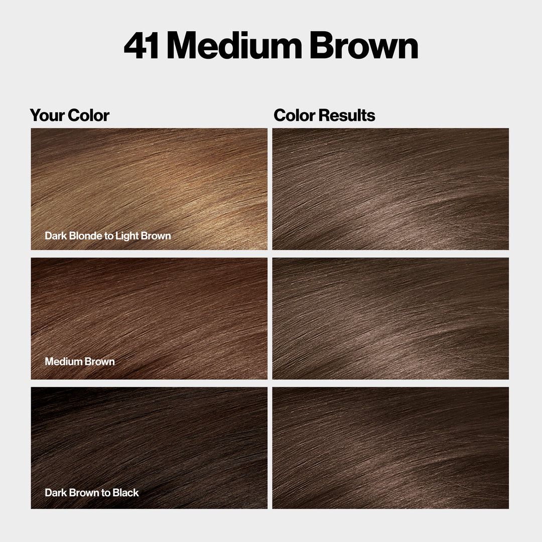 Saç boyası Revlon ColorSilk with Bond Repair Complex Permanent Hair Dye 41 Medium Brown — Mallar, Bakı (3)