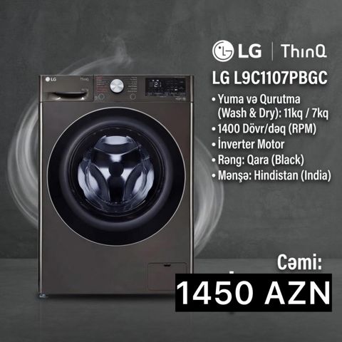 LG L9C1107PBGC paltaryuyan — Bakı