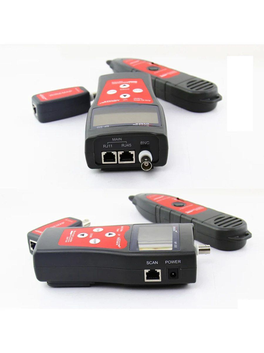 Noyafa NF-300 LCD Cable Tester Support Coax, RJ45, RJ11, Usb-a, and Metal Cables — Şəbəkə və server avadanlığı, Bakı (3)