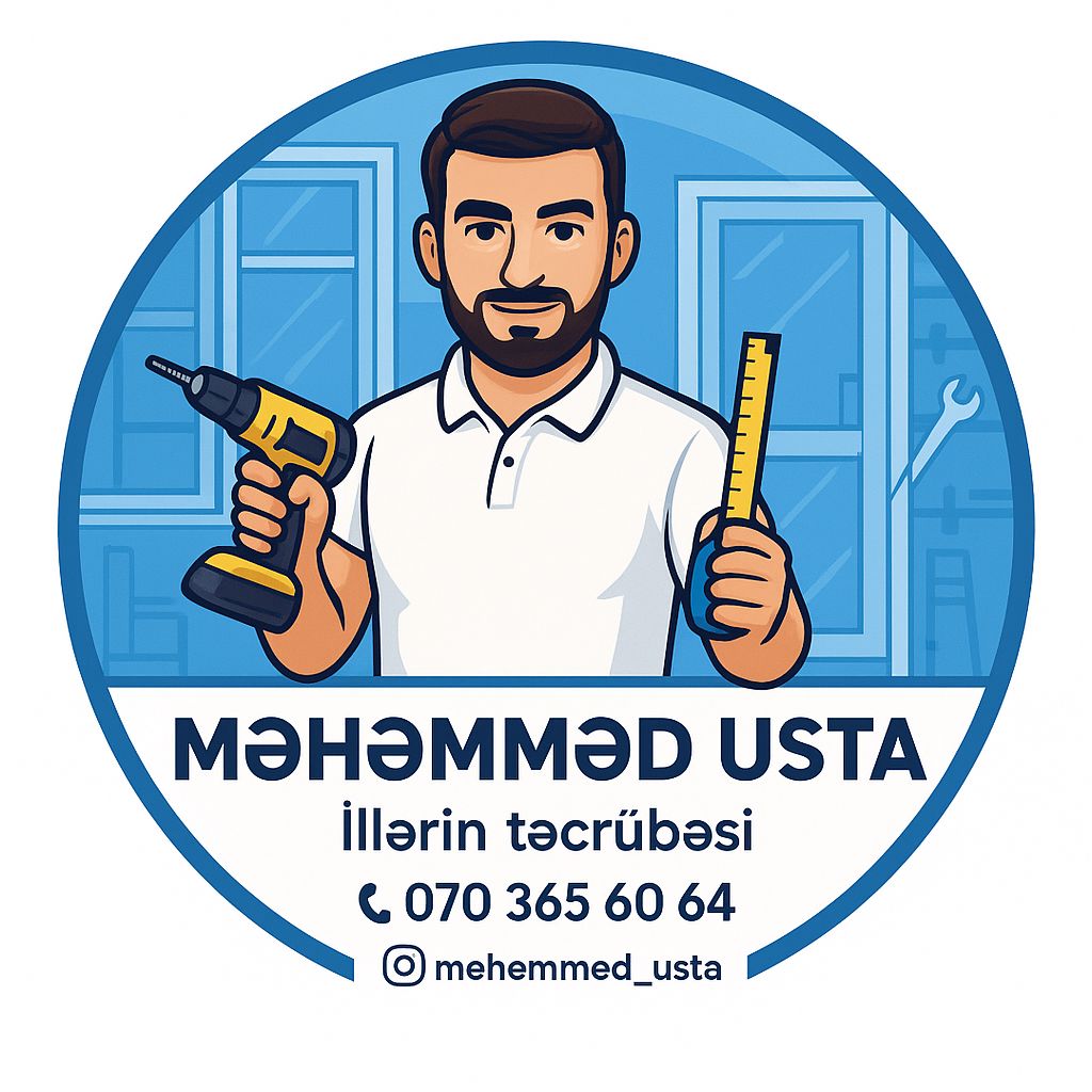 Qapı Pəncərə (Plastik) — Məhəmməd Qaloyev — Pəncərələr, qapılar, balkonlar, Bakı (2)