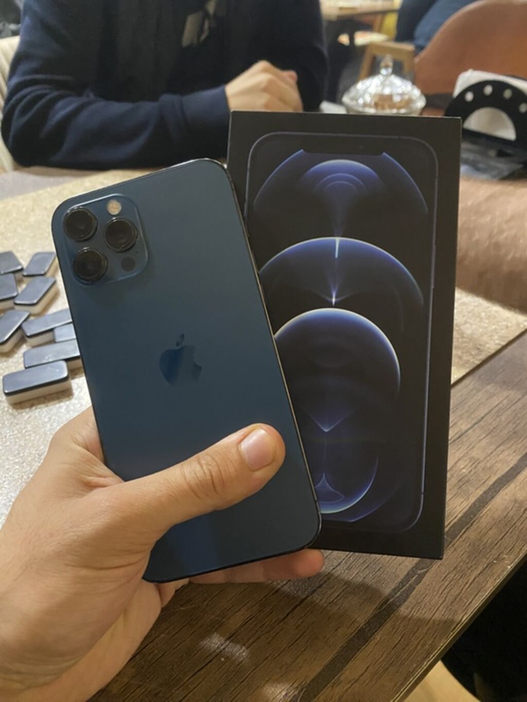 IPhone 12 Pro Max, 256 GB, Pacific Blue, Face ID — Apple iPhone, Bakı