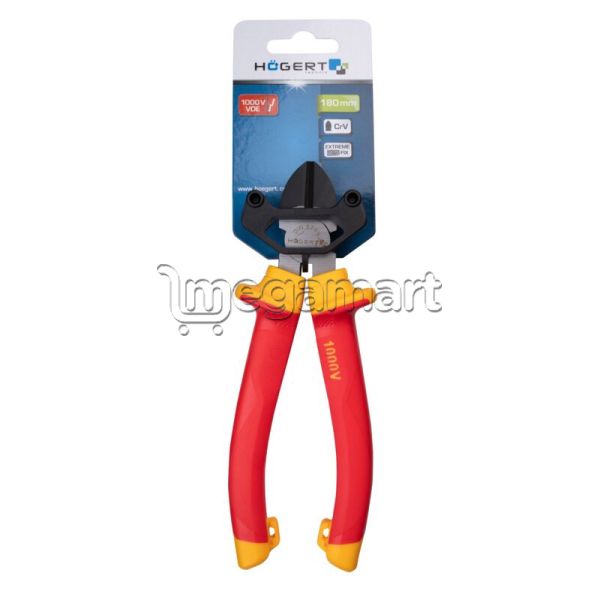 Kəlbətin İzolyasiyalı yan kəsən 180 mm, 1000 V, VDE Högert HT1P911 — Mallar, Bakı (2)