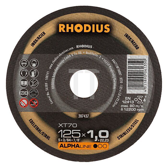 Kəsmə daşı "Nerj 125x1.0 "Rhodius" — Təmir və inşaat, Bakı