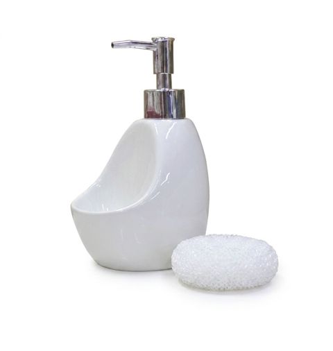 Dozator maye sabun üçün RAX004-1104, keramika, ağ — Bakı