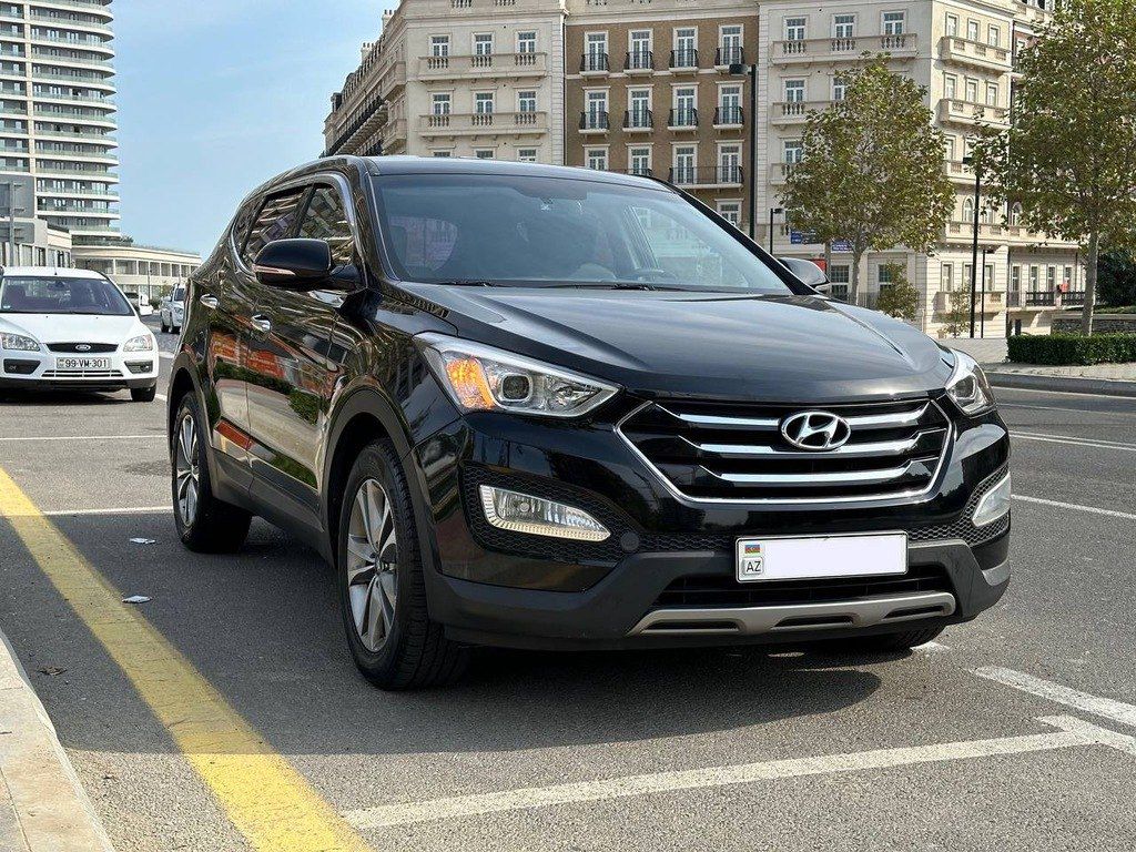 Hyundai Santa Fe, 2.0 L, 2015 il, 140 500 km 99-VM-301 — Avtomobillər, Bakı (2)