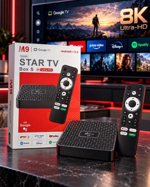M9 3rd Gen Tv Box S 8/128 — Bakı