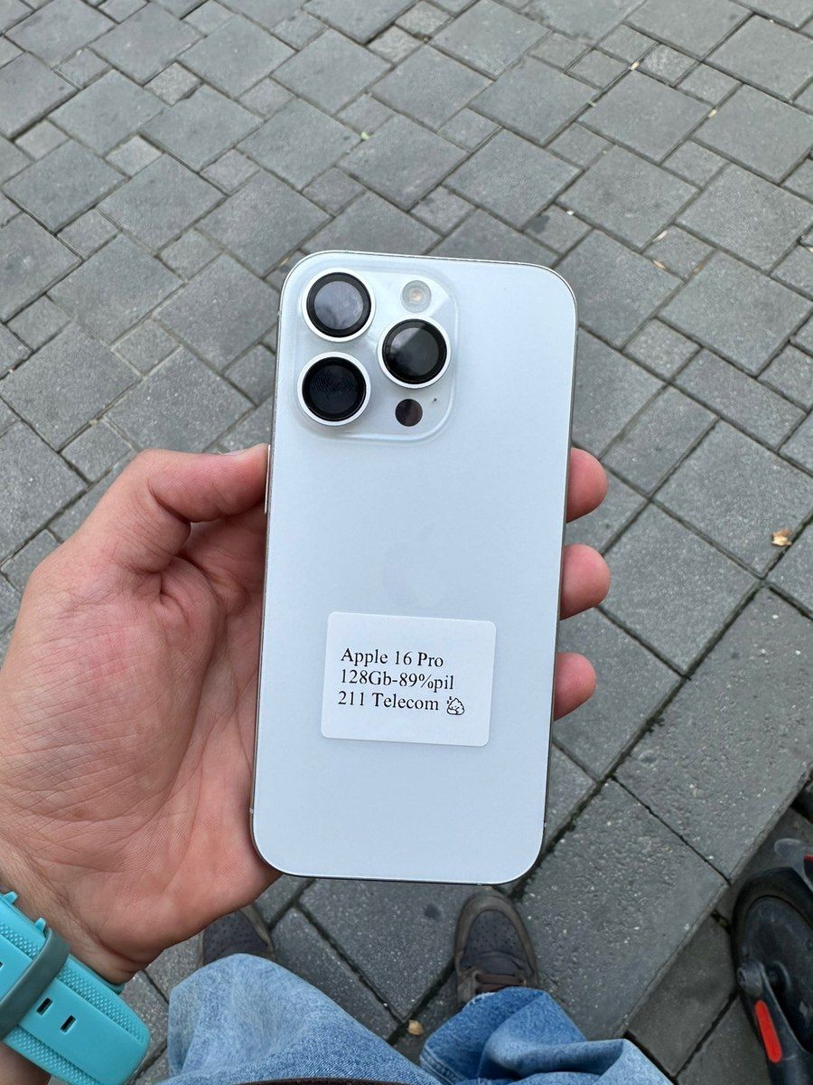 Apple iPhone 16 Pro White Titanium 128GB/8GB — Smartfonlar, Bakı