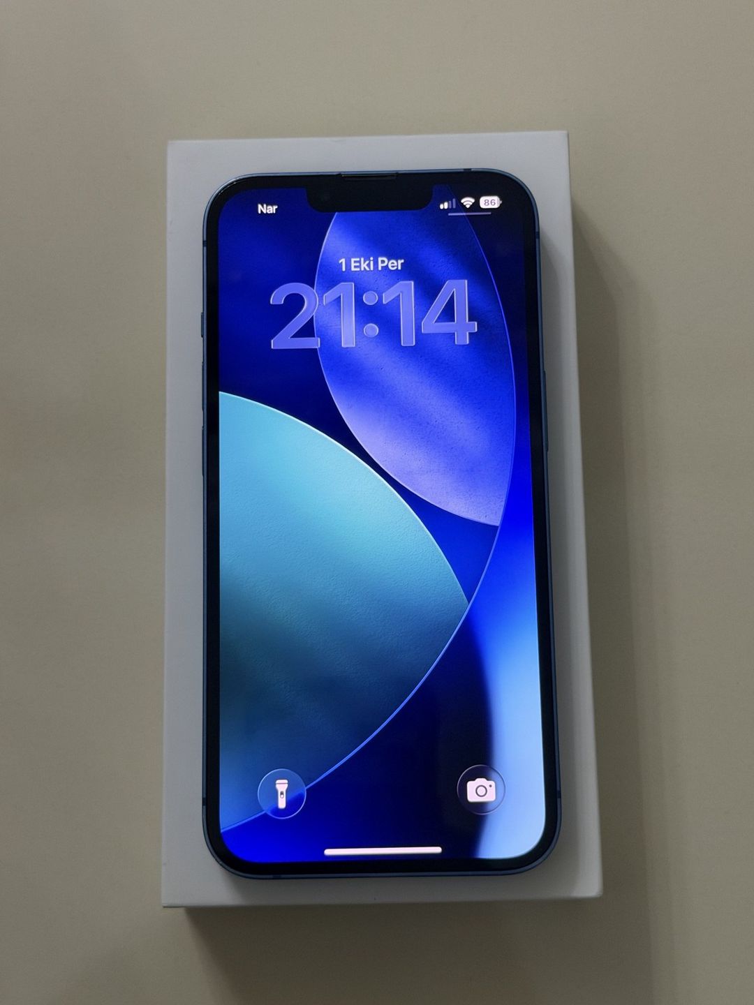 Apple iPhone 13 Blue 128GB/4GB — Smartfonlar, Bakı (2)