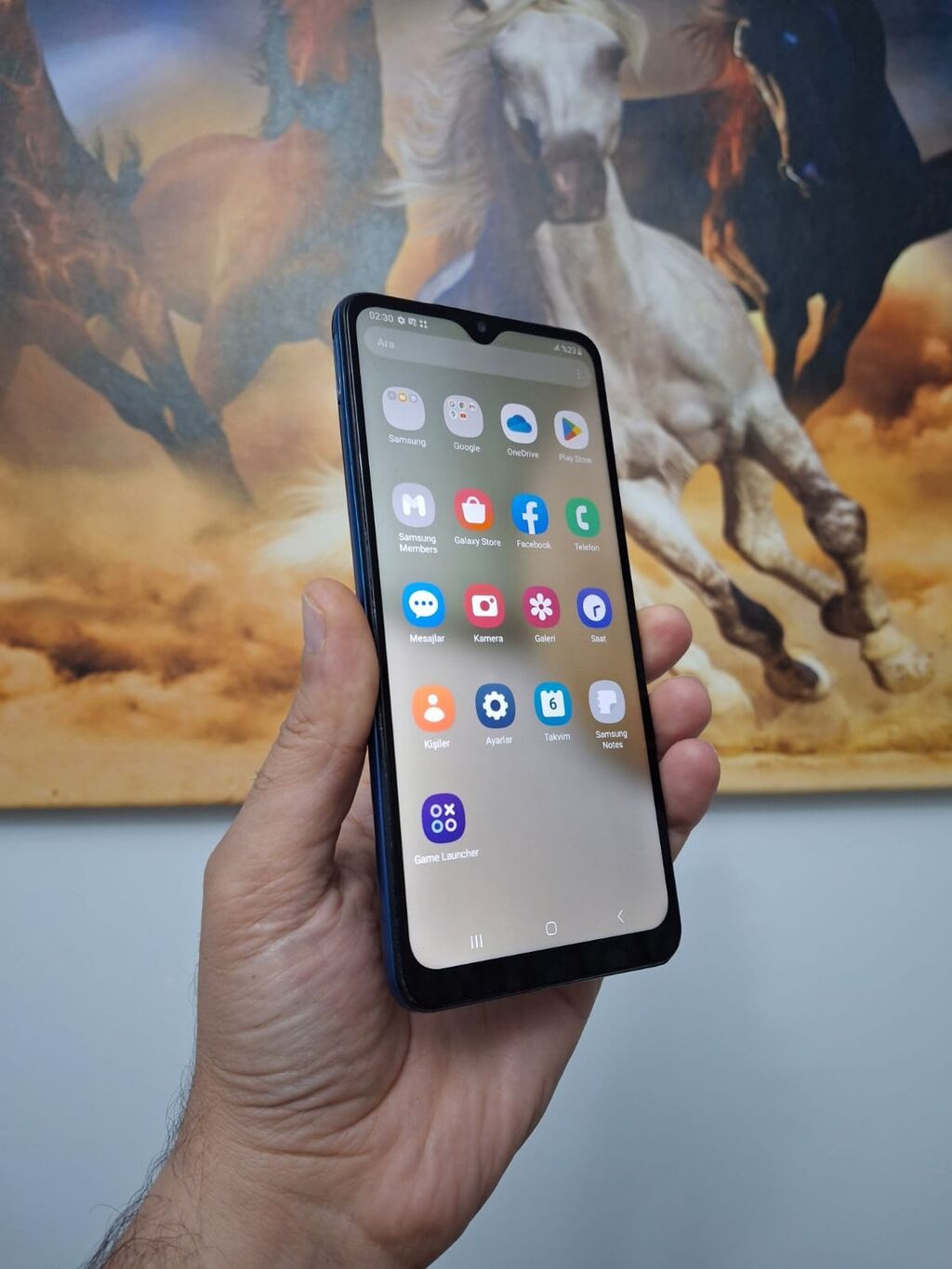Samsung Galaxy A12, 64 GB, rəng - Göy, Barmaq izi — Samsung, Bakı (6)