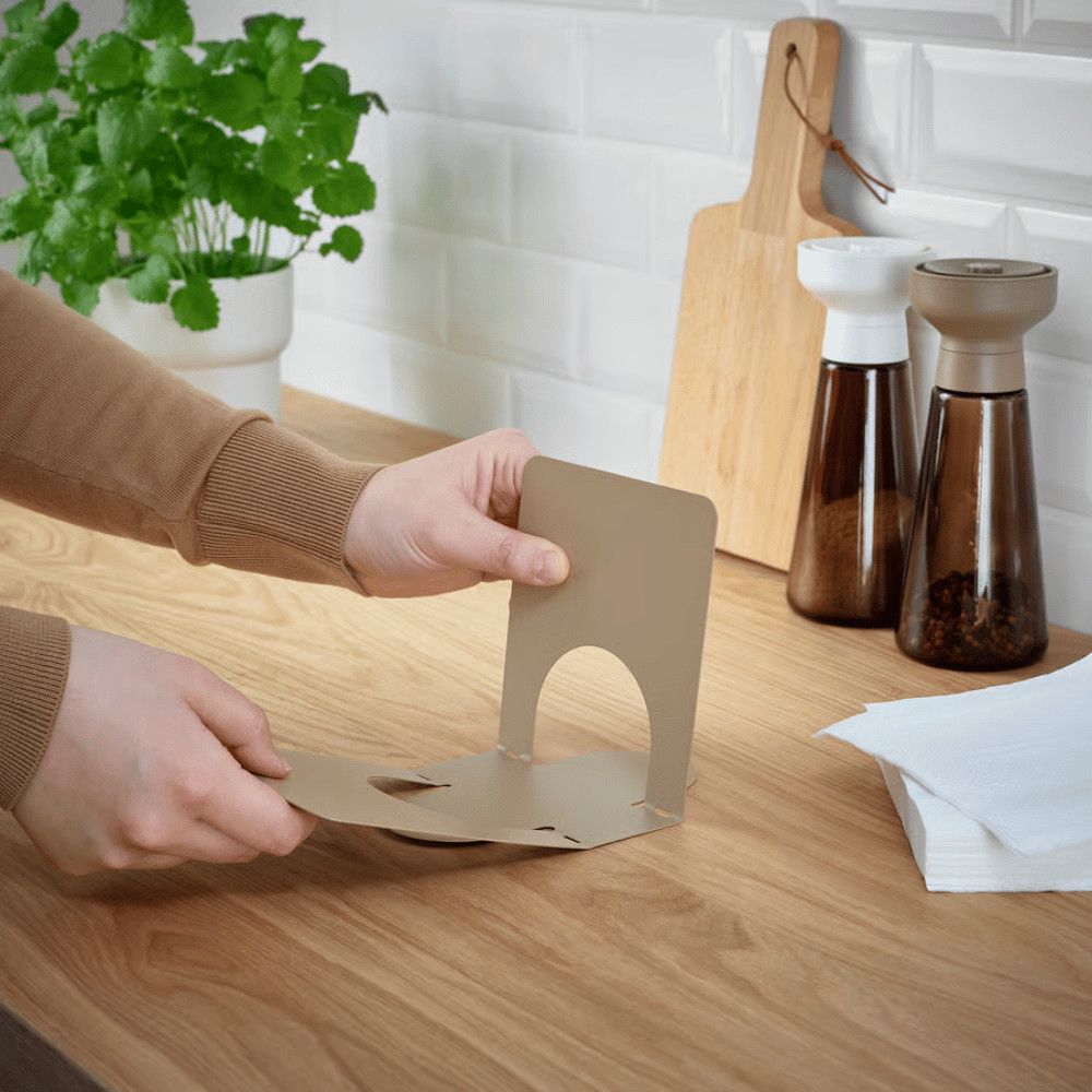 Salfet qabı IKEA Skogsror, metal, boz-qəhvəyi — Mallar, Bakı (3)