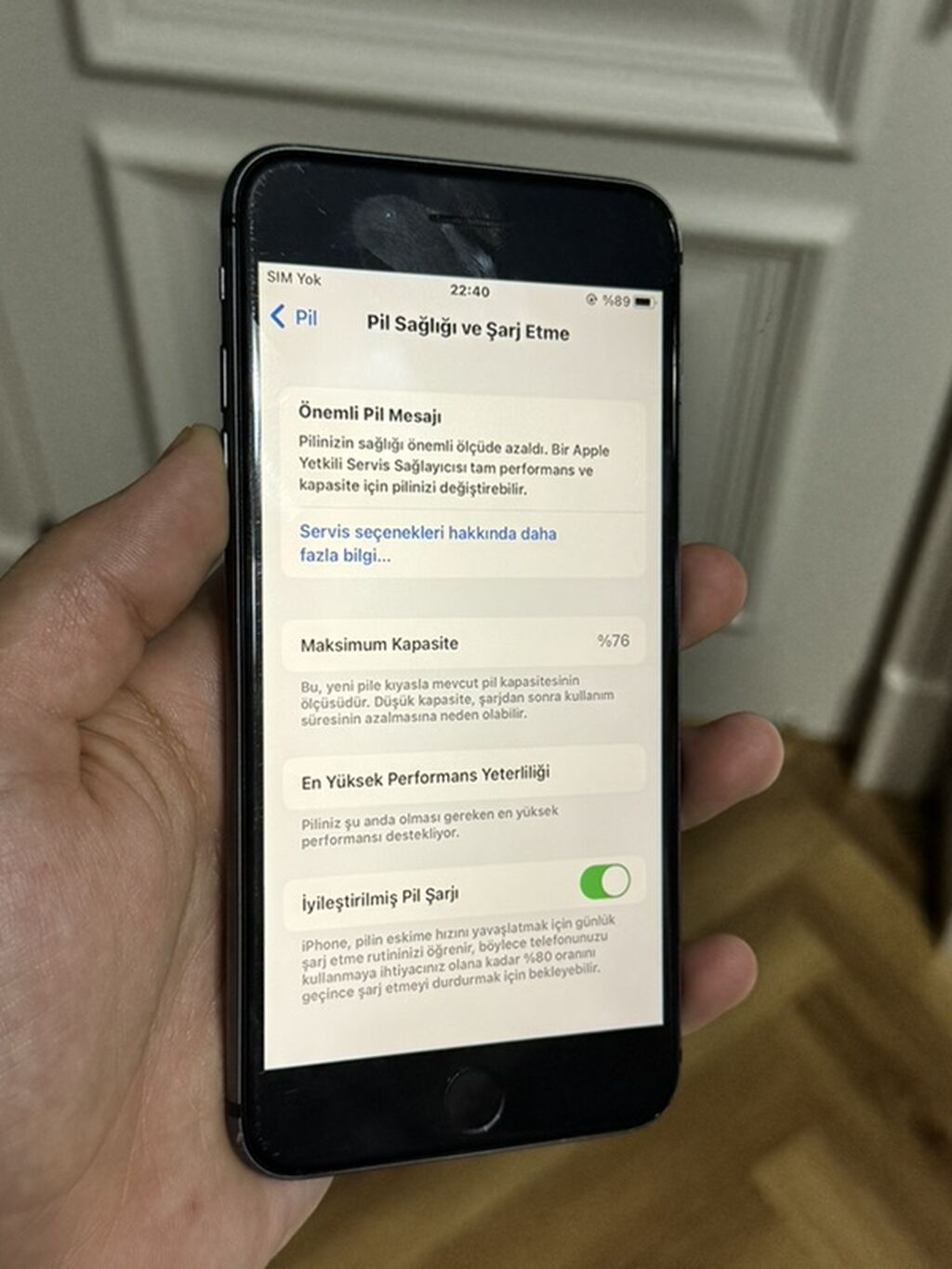 IPhone 8 Plus, 64 GB, Qara, Barmaq izi — Apple iPhone, Bakı (6)