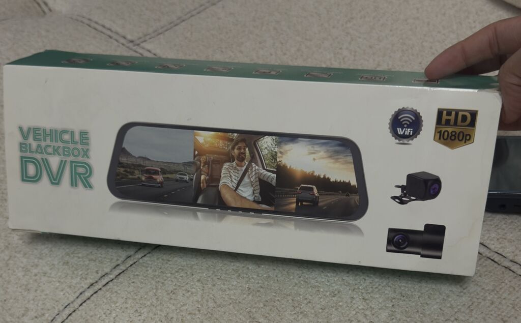 Vehicle Blackbox DVR – arxa güzgü tipli avtomobil videoqeydiyyatı — Video qeydediciləri, Sumqayıt
