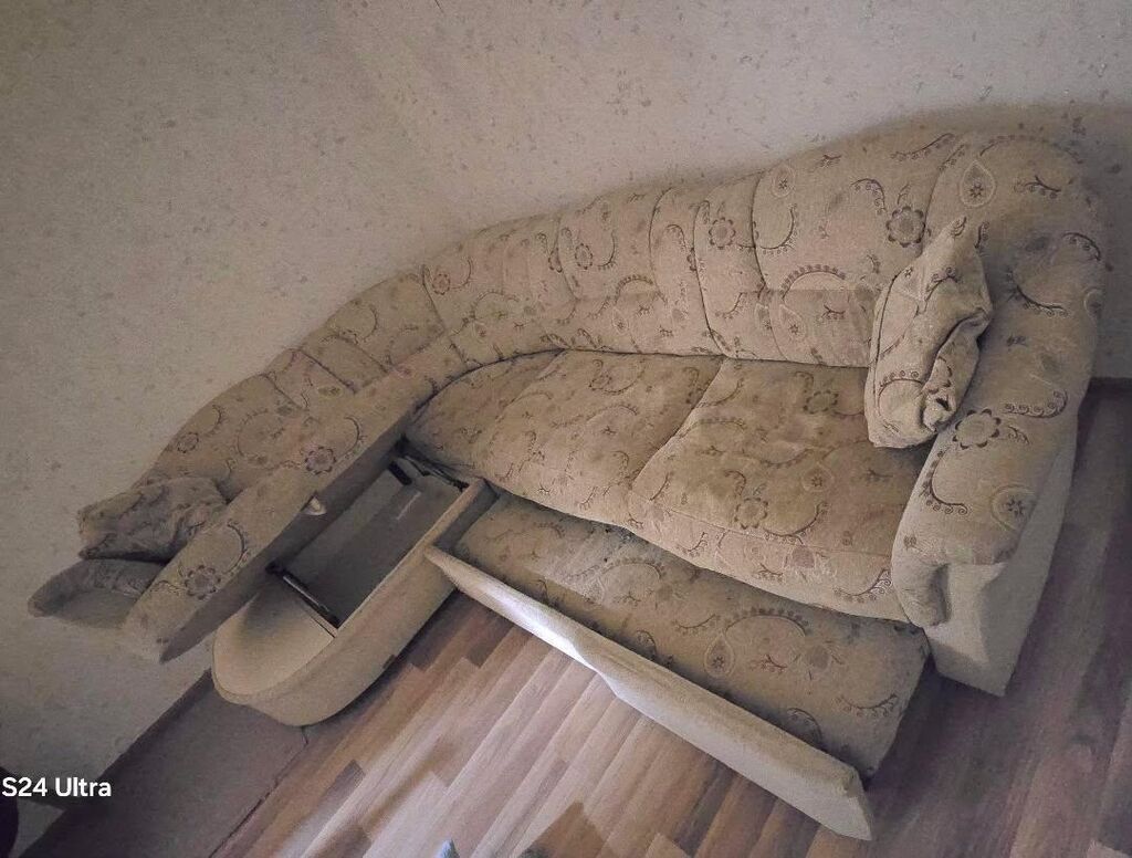 Künc divan, İşlənmiş, Açılan, Bazalı, Parça — Divanlər, Digah (4)
