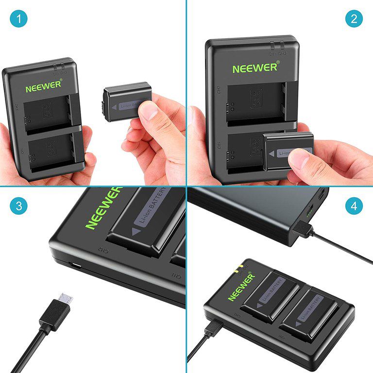 "Neewer" NP-FW50 Sony A7 üçün batareya və adapter dəsti — Foto və video texnikası, Bakı (6)