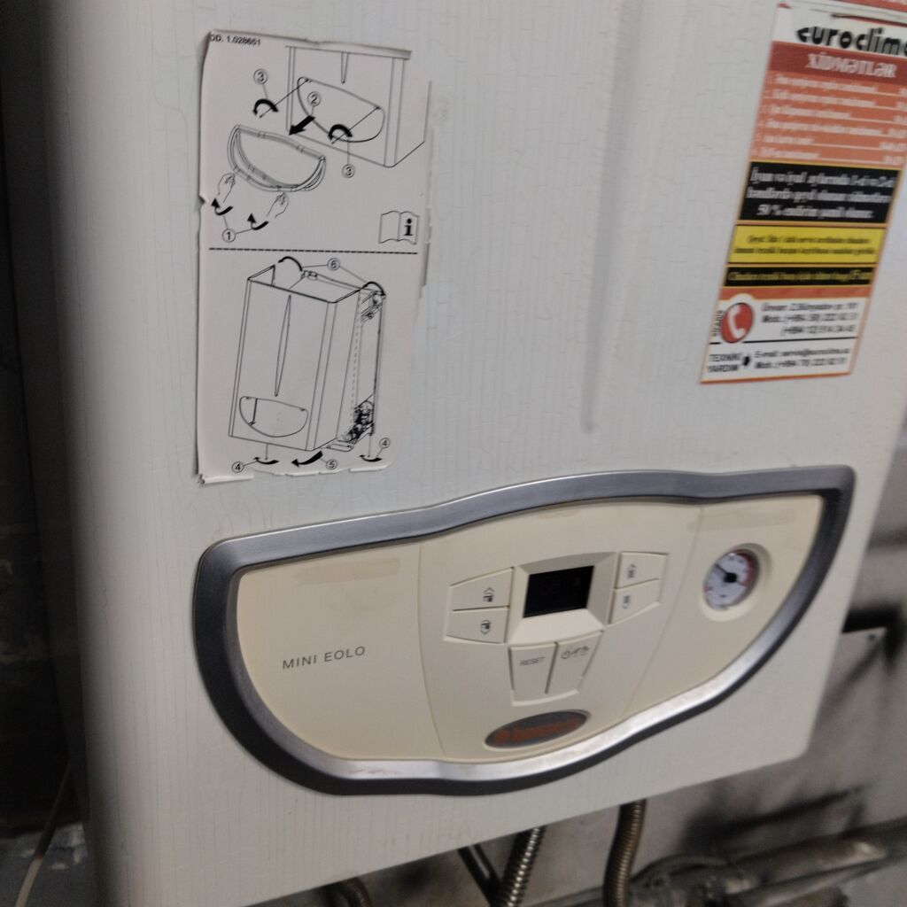 Kombi İmmerqas 24 kw 2 esenjor Kombiye servis tərəfindən 1 il rəsmi — Kombilər, Bakı
