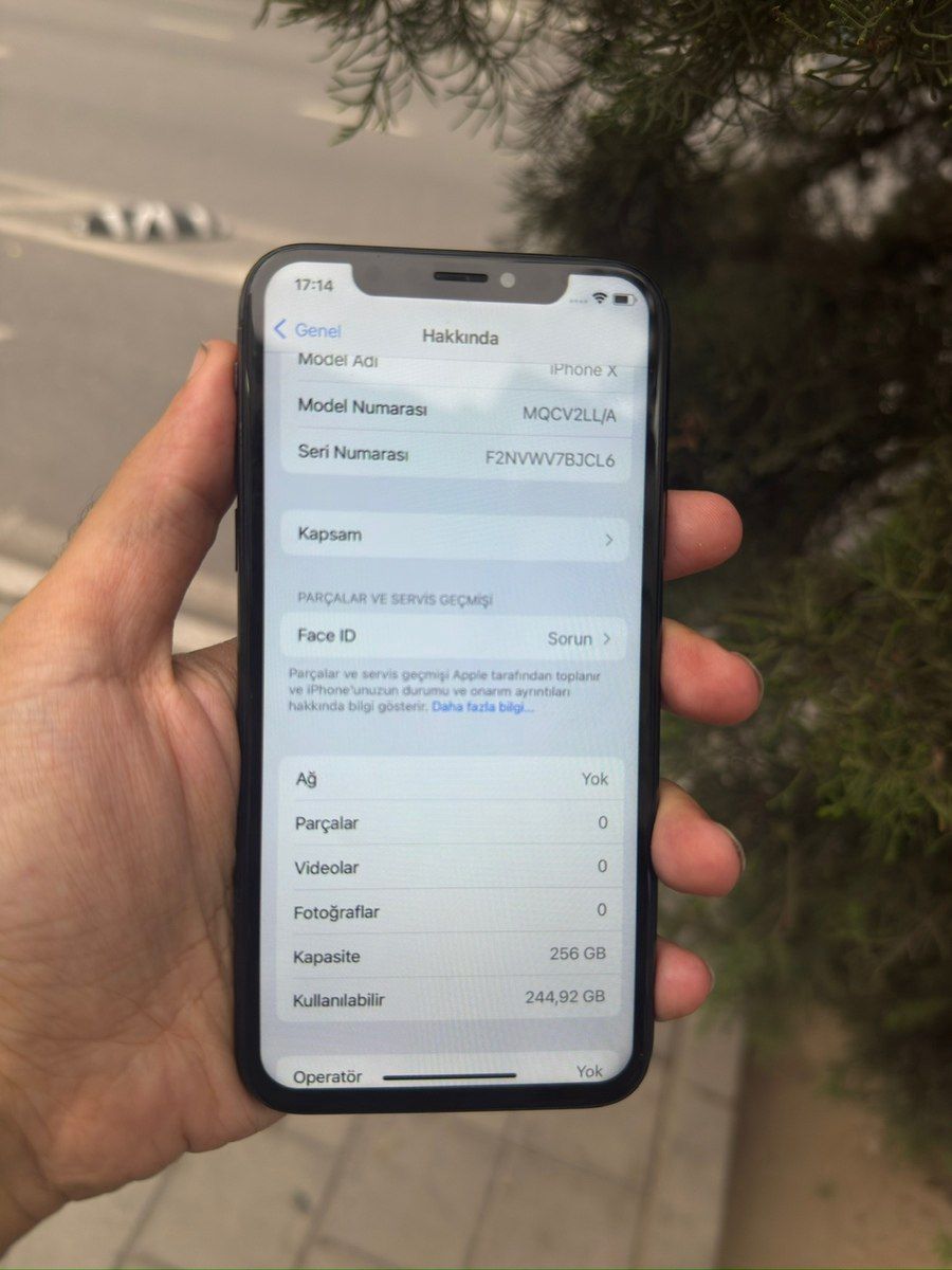 Apple iPhone X Space Gray 256GB/3GB — Smartfonlar, Bakı (5)