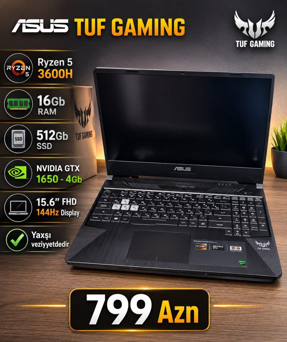 Asus Tuf Gaming — Noutbuklar, Bakı